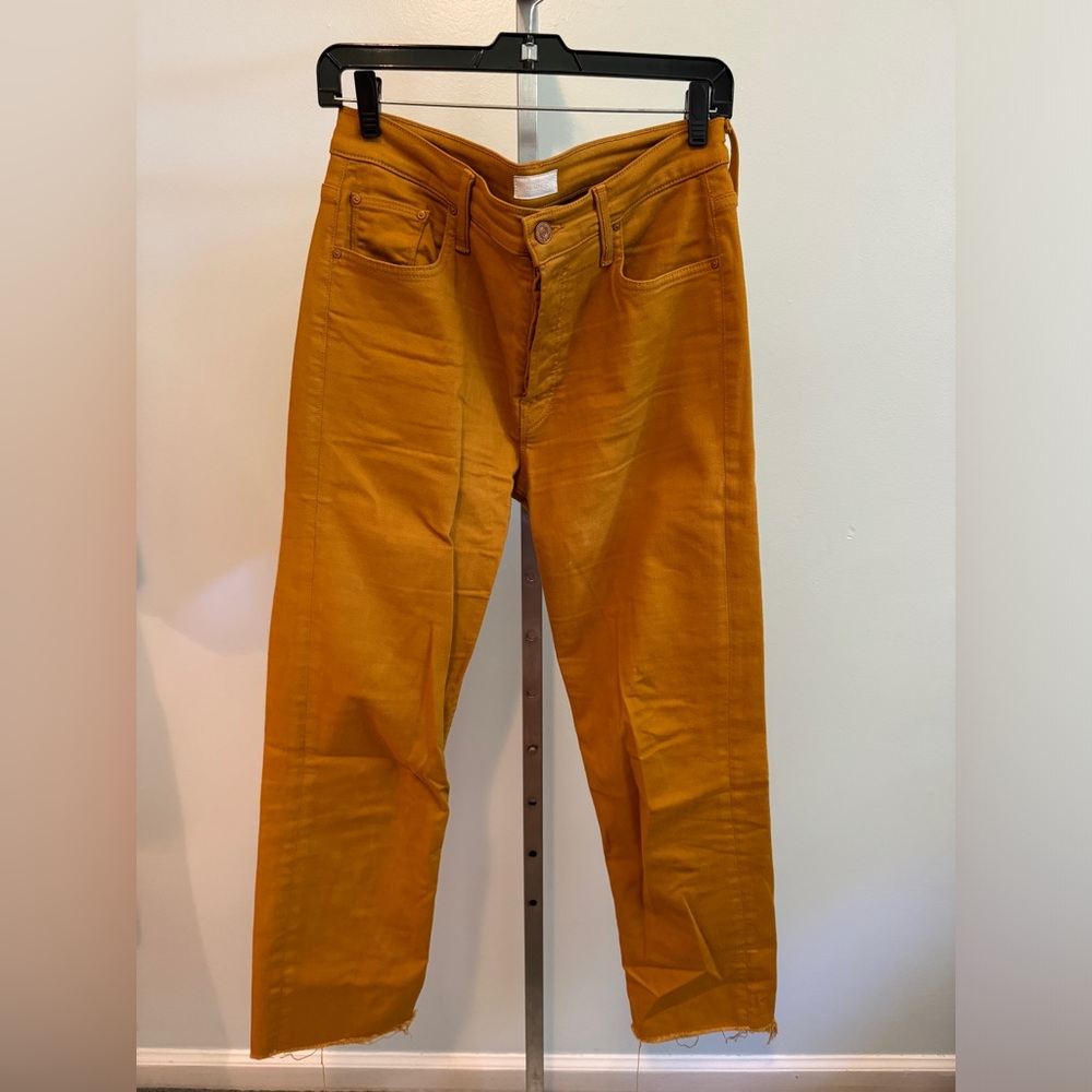 Mother Denim Tom Cat Ankle Fray